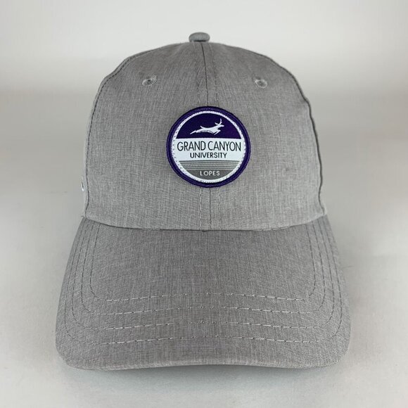 Grand Canyon University Antelopes NCAA Gray Pukka Relaxed Fit Strapback Hat - Picture 2 of 6